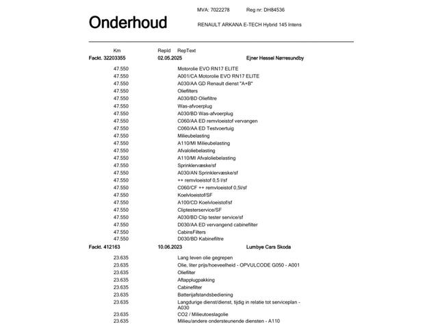 Renault Arkana E-Tech Hybrid Intense