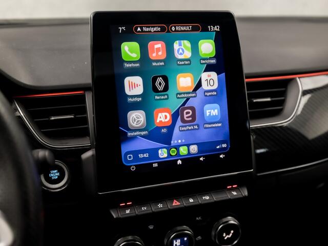 Renault Arkana 1.6 E-Tech Hybrid 145 R.S. Line 145Pk Automaat (SCHUIFDAK, APPLE CARPLAY, GROOT NAVI, KEYLESS, CAMERA, LEDER, GETINT GLAS, SPORTSTOELEN, ADAPTIVE CRUISE, ZWART HEMEL, NIEUWSTAAT)