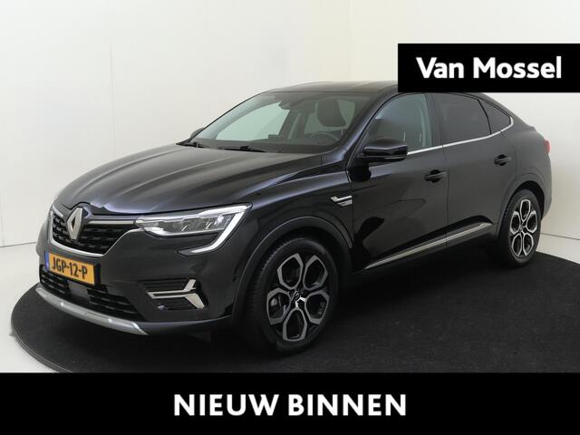 Renault Arkana 1.6 E-Tech Hybrid 145 PK | Apple Carplay/Android | cruise control adaptief | dodehoek detectie | electronic climate control | LED koplampen | lederen bekleding | lichtmetalen velgen 18" | navigatiesysteem | voorstoelen verwarmd |