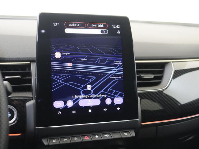 Renault Arkana 1.6 E-Tech hybrid 145 E-Tech engineered | Apple Carplay/Android | cruise control adaptief | dodehoek detectie | electronic climate control | LED koplampen | lederen/microvezel bekleding | lichtmetalen velgen 18" | navigatiesysteem | rijstrooksensor met co