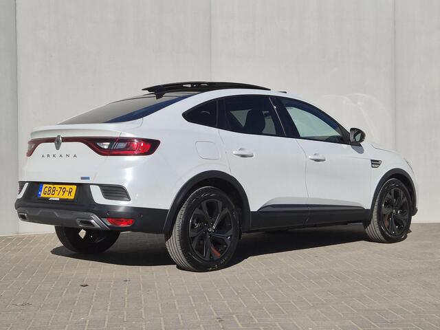 Renault Arkana 1.6 E-Tech Hybrid 145 R.S. Line / Schuifdak / Navigatie / Camera / Elektrische stoelen / 18" LM wielen / Adaptief cruise control / Stuur- & Stoel verwarming / Keyless Entry/Start / Climate control / Draadloze telefoon lader /