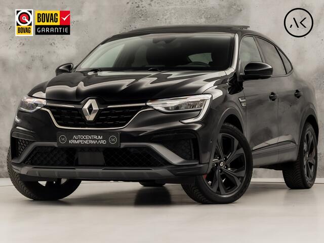 Renault Arkana 1.6 E-Tech Hybrid 145 R.S. Line 145Pk Automaat (SCHUIFDAK, GROOT NAVI, CLIMATE, STUUR/STOELVERWARMING, ELEK SPORTSTOELEN, LEDER, GETINT GLAS, KEYLESS, ADAPTIVE CRUISE, NIEUWSTAAT)
