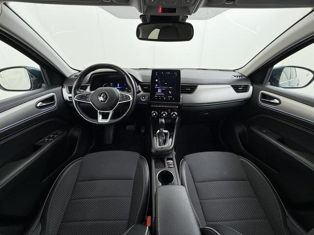 Renault Arkana 1.6 E-Tech Hybrid 145PK Automaat Trekhaak Adap.Cruise Navi Camera Ecc Apple Carplay Android Auto Intens Regen-Lichtsensor Lmv 18" Privacy Glas Pdc Bluetooth DAB Lane Assist Isofix Origineel Nederlandse Auto