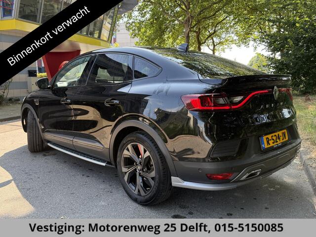 Renault Arkana 1.6 HYBRID 145PK R.S LINE GARANTIE TOT 2032* BIJNA 2023 !PANORAMA-DAK . STOEL & STUUR VERWARMING . NAVIGATIE . PARKEERSENSOREN .