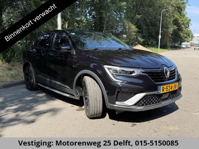 Renault Arkana 1.6 HYBRID 145PK R.S LINE GARANTIE TOT 2032* BIJNA 2023 !PANORAMA-DAK . STOEL & STUUR VERWARMING . NAVIGATIE . PARKEERSENSOREN .