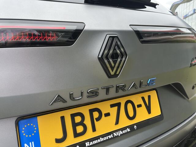 Renault Austral 1.2 E-Tech 200 PK iconic esprit Alpine / 4-Control / Winterpakket / Gris Schiste Satin. Matgrijs /360 Camera / Keyless / 20'' LMV /