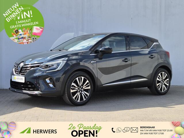 Renault CAPTUR 1.6 E-Tech Plug-in Hybrid 160 Initiale Paris / Automaat / Trekhaak afneembaar 13-polig / Apple Carplay Android Auto / Bose Premium Audio / Stuur-, en Stoelverwarming / Rondomzicht camera / Keyless Entry/Start /