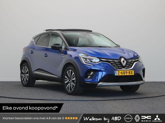 Renault CAPTUR E-Tech Phev 160pk iconic | Bose | Schuif kantel dak | Lederen bekleding | Stoelverwarming voor |