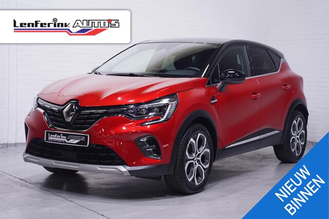 Renault CAPTUR 1.3 mild hybrid 160 iconic camera apple navigatie PDC v+a digitale-cockpit LMV 18-inch schakelflippers DAB Cruise privateglas clima grootlicht-assist keyless entry/start stuurverwarming LED-verlichting