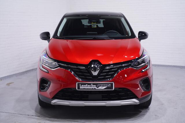 Renault CAPTUR 1.3 mild hybrid 160 iconic camera apple navigatie PDC v+a digitale-cockpit LMV 18-inch schakelflippers DAB Cruise privateglas clima grootlicht-assist keyless entry/start stuurverwarming LED-verlichting