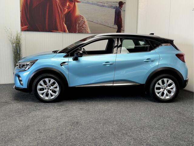 Renault CAPTUR 1.3 TCe 130 INTENS STOF/LEDER NAVIGATIE CRUISE CONTROL CLIMATE CONTROL BLUETOOTH MEDIA VOORBEREIDING TELEFOON KEYLESS GO RIJSTROOKSENSOREN ACHTERUITRIJCAMERA ZEER MOOI !! 3010