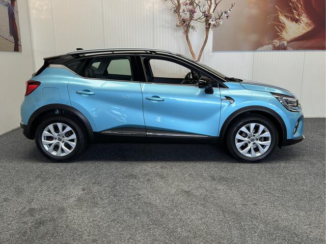 Renault CAPTUR 1.3 TCe 130 INTENS STOF/LEDER NAVIGATIE CRUISE CONTROL CLIMATE CONTROL BLUETOOTH MEDIA VOORBEREIDING TELEFOON KEYLESS GO RIJSTROOKSENSOREN ACHTERUITRIJCAMERA ZEER MOOI !! 3010