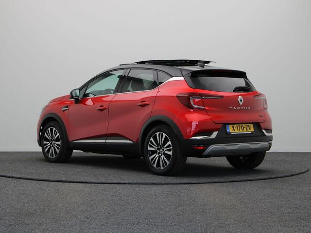 Renault CAPTUR 1.6 E-Tech full hybrid 145pk iconic | Schuif- kanteldak | BOSE | Lederen bekleding | Afn. trekhaak | Stoel- en stuurwielverwarming |