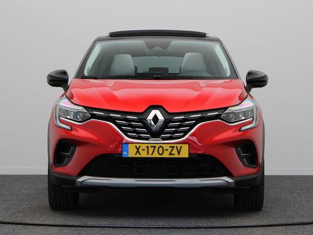 Renault CAPTUR 1.6 E-Tech full hybrid 145pk iconic | Schuif- kanteldak | BOSE | Lederen bekleding | Afn. trekhaak | Stoel- en stuurwielverwarming |