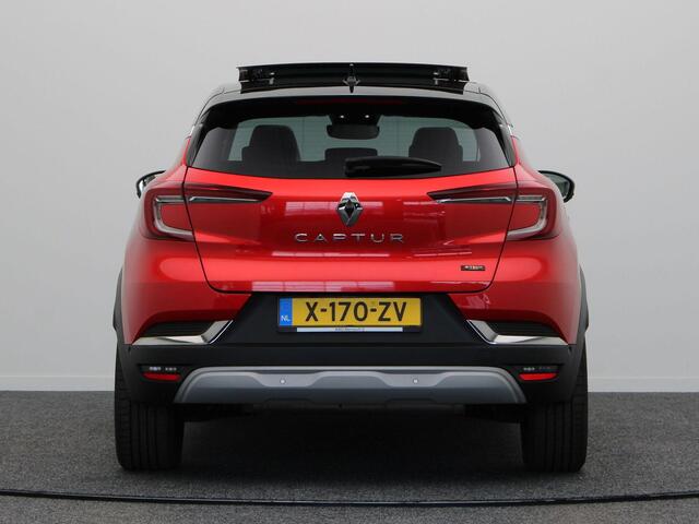Renault CAPTUR 1.6 E-Tech full hybrid 145pk iconic | Schuif- kanteldak | BOSE | Lederen bekleding | Afn. trekhaak | Stoel- en stuurwielverwarming |