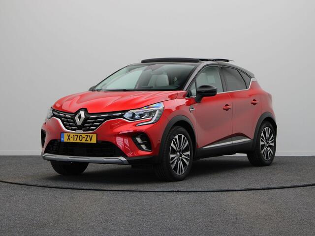 Renault CAPTUR 1.6 E-Tech full hybrid 145pk iconic | Schuif- kanteldak | BOSE | Lederen bekleding | Afn. trekhaak | Stoel- en stuurwielverwarming |