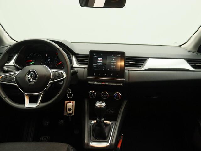 Renault CAPTUR TCe 90 Equilibre | Airco | Lane departure warning met lane keep assist | Led pure vision koplampen | Skidplates vóór en achter in zilvergrijs | Metaalkleur |