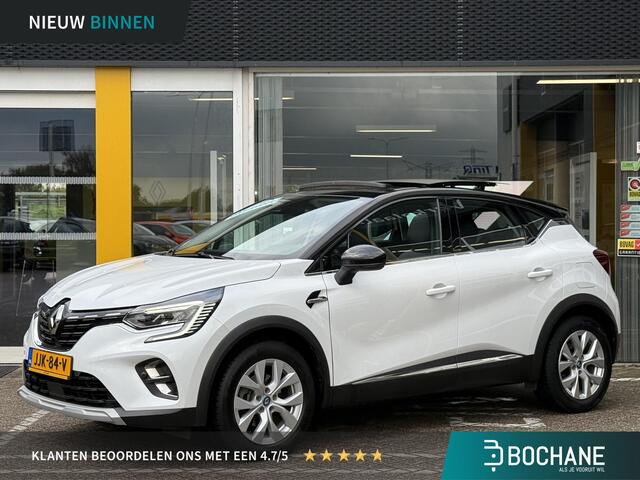 Renault CAPTUR 1.6 E-Tech Plug-In Hybrid Intens | Glazen schuif-kantel dak | Stoel & stuur verwarming | Navi groot | DAB | Achteruitrijcamera | Climate Control | Key-less |
