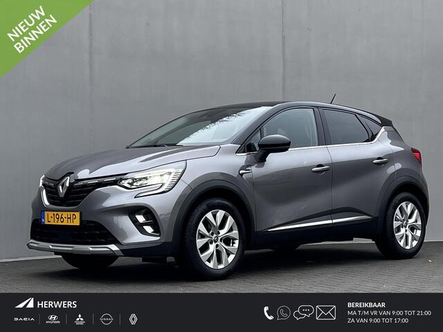 Renault CAPTUR 1.0 TCe 90 Intens / Dealer onderhouden / NL auto / Afneembare trekhaak 1.200 kg / Navigatie / Apple Carplay Android / Climate Control / 17" LM wielen met All Season banden /