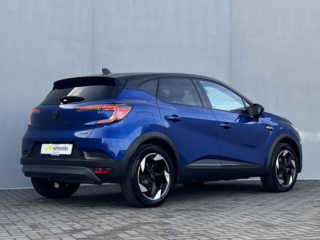 Renault CAPTUR 1.6 E-Tech full hybrid 145 esprit Alpine Automaat / Fabrieksgarantie tot 07-2027 < 100.000 km** / Schuifdak / Camera 360° /Stuur-, stoel- en voorruitverwarming / Adaptieve CC / Parkeer assistent / Navigatie / Apple Carplay Android / LM 18" wielen / 18" LM