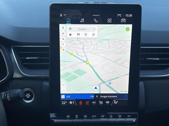 Renault CAPTUR 1.6 E-Tech full hybrid 145 esprit Alpine Automaat / Fabrieksgarantie tot 07-2027 < 100.000 km** / Schuifdak / Camera 360° /Stuur-, stoel- en voorruitverwarming / Adaptieve CC / Parkeer assistent / Navigatie / Apple Carplay Android / LM 18" wielen / 18" LM