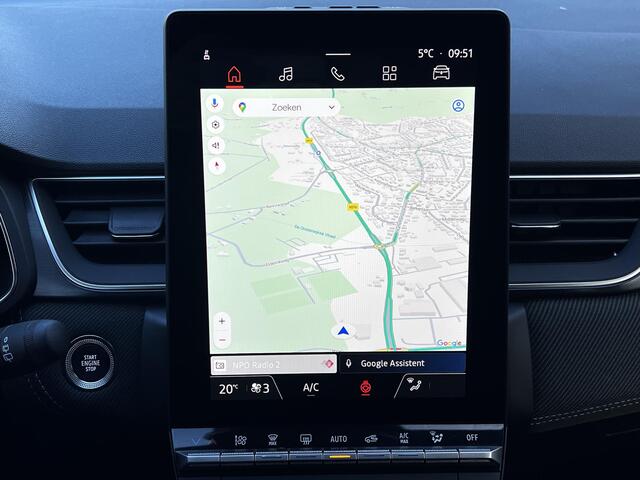 Renault CAPTUR 1.6 E-Tech full hybrid 145 esprit Alpine Automaat / Fabrieksgarantie tot 04-2027 / Schuifdak / Navigatie / Stuurverwarming / Apple Carplay Android / 19" LM wielen /