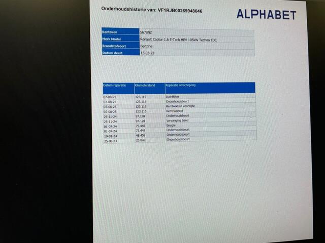 Renault CAPTUR 1.6 E-Tech full hybrid 145 techno - Carplay, Navi, Cruise, Camera