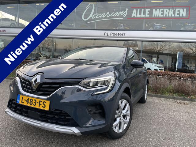 Renault CAPTUR 1.0 TCe 100 Bi-Fuel Business Zen Airco - Cruise control - Parkeersensoren achter - Navigatiesysteem - Bluetooth - Stuur multifunctioneel - Stuur leder - Elektrische ramen - Licht metalen velgen 17 inch - Rijstrooksensor met