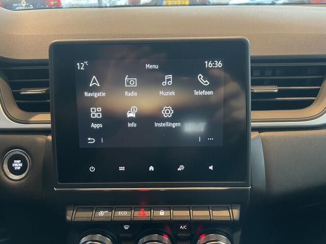 Renault CAPTUR 1.0 TCe 100 Bi-Fuel Business Zen Airco - Cruise control - Parkeersensoren achter - Navigatiesysteem - Bluetooth - Stuur multifunctioneel - Stuur leder - Elektrische ramen - Licht metalen velgen 17 inch - Rijstrooksensor met