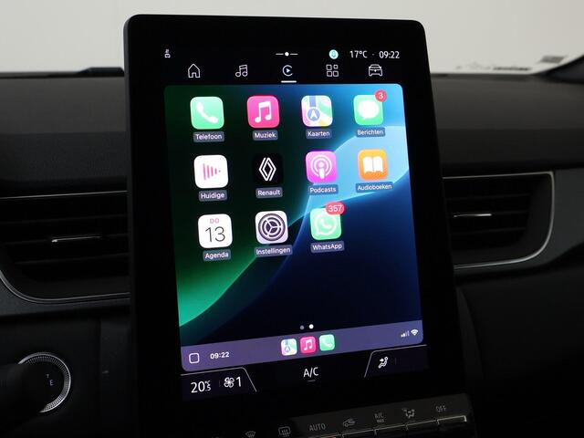 Renault CAPTUR 1.8 E-Tech full hybrid 160 TECHNO/ ADAPTIVE CRUISE / PARK ASSIST V+A MET CAMERA/ RESERVE WIEL/ TWO-TONE WIT/ZILVER PARELMOER/ ETC... RIJKLAAR!