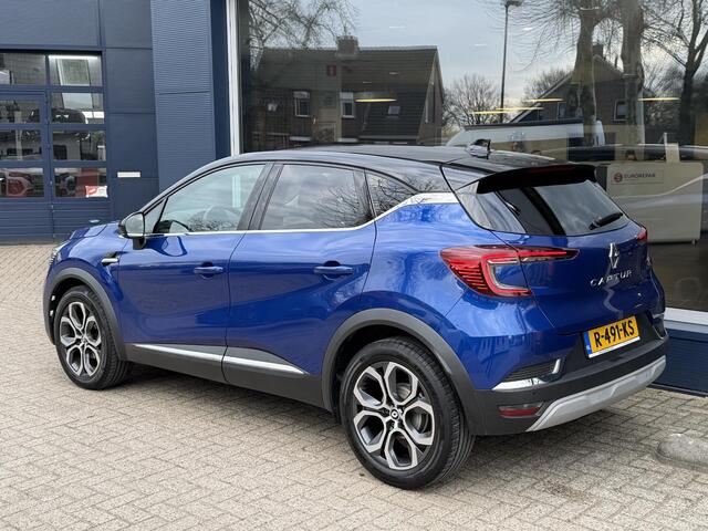 Renault CAPTUR 1.3 TCe 140 PK Intens | Automaat | LED Verlichting | Navigatie | Hoge zitpositie | Parkeersensoren Voor + Achter | Zwart Dak | Climate Control | Cruise Control | Parkeercamera | Lichtmetalen Velgen | Virtual Cockpit |