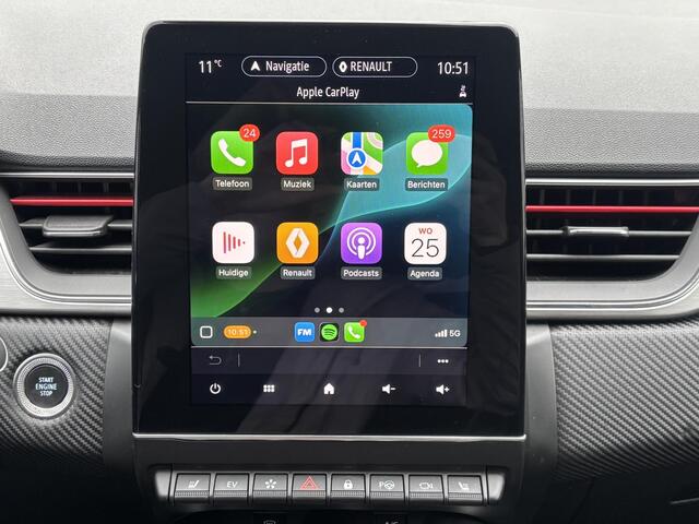 Renault CAPTUR 1.6 E-Tech Plug-in Hybrid 160 R.S. Line Automaat / Dealer onderhouden / Navigatie groot scherm / Pack Drive Assist / Apple Carplay/Android Auto / Achteruitrijcamera / Stoelverwarming / Cruise Control / Keyless Entry/Start /