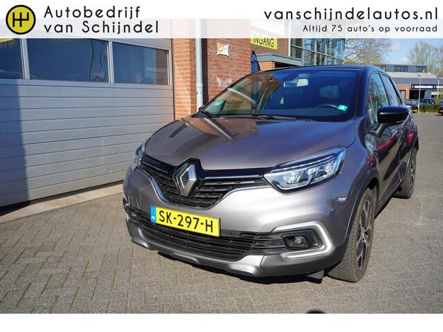 Renault CAPTUR 0.9 TCE EDITION ONE ZEER LUXE TWO TONE ORIGINEEL NL VOLLEDIG DEALER ONDERHOUDEN PANORAMADAK LEDER STOELVERWARMING TREKHAAK CAMERA CLIMA CRUISE PDC V+A FULL LED KEYLESS ENZ...