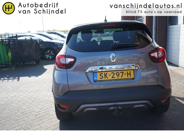 Renault CAPTUR 0.9 TCE EDITION ONE ZEER LUXE TWO TONE ORIGINEEL NL VOLLEDIG DEALER ONDERHOUDEN PANORAMADAK LEDER STOELVERWARMING TREKHAAK CAMERA CLIMA CRUISE PDC V+A FULL LED KEYLESS ENZ...