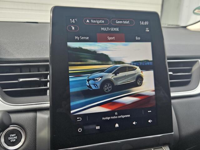 Renault CAPTUR 1.6 E-Tech Hybrid 145 Intens / Stoelverwarming / Afneembare Trekhaak / Achteruitrijcamera / Apple Carplay & Android Auto / Dealer Onderhouden / 1e Eigenaar / Climate Control / Navigatie /