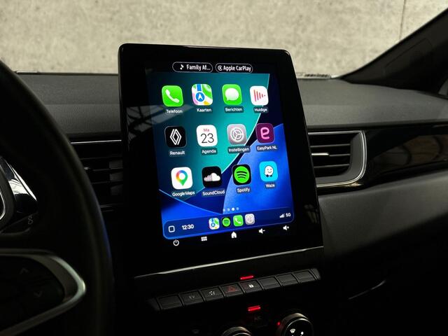 Renault CAPTUR 1.6 E-Tech Hybrid 145 Rive Gauche Automaat (SCHUIFDAK, APPLE CARPLAY, GROOT NAVI, CAMERA, LEDER, SPORTSTOELEN, ADAPTIVE CRUISE, GETINT GLAS, KEYLESS, NIEUWSTAAT)