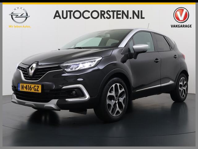 Renault CAPTUR T 90pk Intens Navi Ecc Cruise Control Two-Tone Pdc Keyless 0.9 TCe Lmv 17" Led Regen-Lichtsensor Isofix Bluetooth Privacy Glas Mooie en complete Renault Captur 1148kg licht