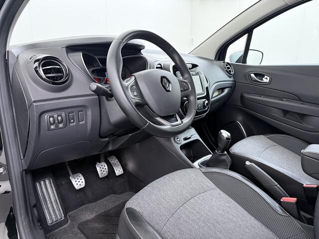 Renault CAPTUR T 90pk Intens Navi Ecc Cruise Control Two-Tone Pdc Keyless 0.9 TCe Lmv 17" Led Regen-Lichtsensor Isofix Bluetooth Privacy Glas Mooie en complete Renault Captur 1148kg licht