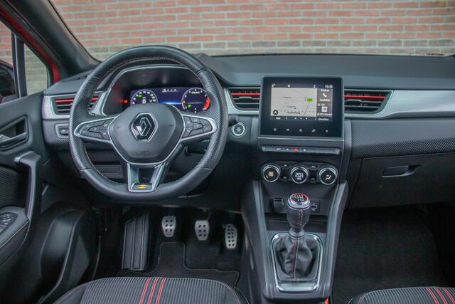 Renault CAPTUR 1.0 TCe R.S. Line, Origineel NL, Camera, Half leder, Trekhaak, Navigatie, Keyless, Full LED, Carplay, Lane Assist.