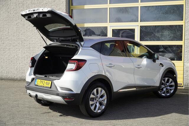 Renault CAPTUR 1.3 TCe 141PK! Automaat Intens BJ2021 Lmv 17" | Led V+A | Pdc | Keyless entry | Trekhaak | Achteruitrijcamera | App-Connect | Navi | Dashboard verlichting | Climate control | Cruise control | Extra getint glas