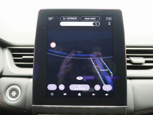 Renault CAPTUR 1.3 TCe 155 Initiale Paris | Apple Carplay/Android | cruise control adaptief | dodehoek detectie | electronic climate control | LED koplampen | lichtmetalen velgen 18", luxe lederen bekleding, metaalkleur | navigatiesysteem full map |