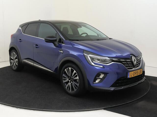 Renault CAPTUR 1.3 TCe 140 Initiale Paris | Apple Carplay/Android | cruise control adaptief | dodehoek detectie | electronic climate control | LED koplampen | lichtmetalen velgen 18" | luxe lederen bekleding | navigatiesysteem full map | rijstrooksensor met correctie | 