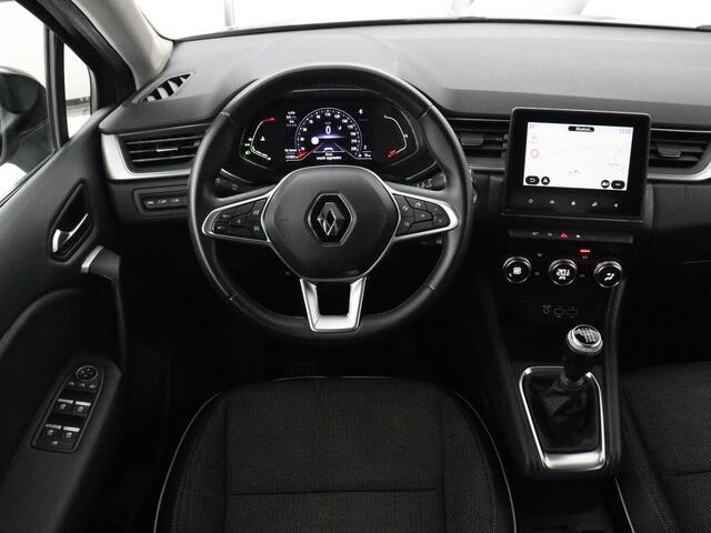 Renault CAPTUR 1.0 TCe 90 Intens | Trekhaak | Carplay | Navigatie | Half leder | Keyless | Climate control | Parkeerhulp | Cruise control | Bluetooth | DAB | Getint glas