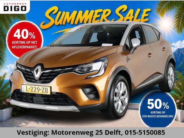 Renault CAPTUR 1.0 TCe 100 Intens . GARANTIE TOT 02-2030* . NAVIGATIE . PARKEERSENSOREN ACHTER . CRUISE CONTROL .