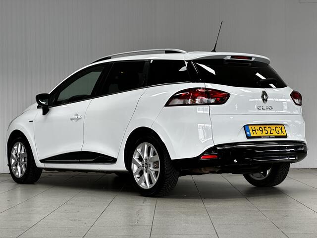 Renault CLIO Estate 0.9 TCe Limited/ LED Dagrijverl./ Apple+Android/ DAB+/ 16''LMV/ Keyless/ Clima/ Navi/ Cruise/ Bluetooth/ Multi.LEDER.Stuur/ Elek.Pakket/ Isofix/ PDC Achter.