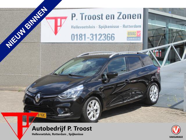 Renault CLIO Estate 0.9 TCe Limited Navigatie/Keyless/Cruise control/Climate control/Trekhaak/Achteruitrijcamera/Parkeersensoren/DAB+/Multifunctioneel stuurwiel/Elektrische ramen/Elektrisch verstelbare en inklapbare spiegels/16'' Lichtmetalen velgen.