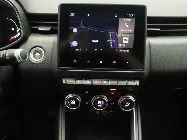 Renault CLIO TCe 100 Intens | Pack EASY LINK navigatie met Android Auto & Apple CarPlay | Reservewiel 15" | Draadloze oplader voor smartphone | Pack Look Exterieur 'Noir/Chrome' | Metaalkleur |