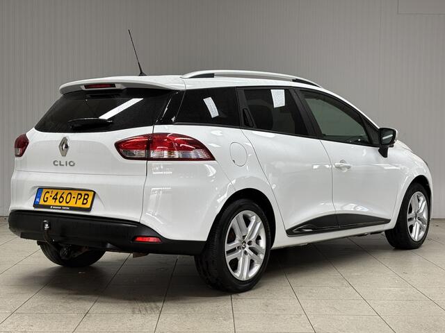Renault CLIO Estate 0.9 TCe Zen/ Trekhaak!/ LED Dagrijverl./ Airco/ Cruise/ Multi.LEDER.Stuur/ Elek.Pakket/ Isofix/ C.V.Afstand/ Getint Glas.