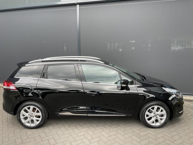 Renault CLIO Estate 0.9 TCe Limited Airco - Cruise control - Parkeersensoren achter - Navigatie full map - Mistlampen voor - Lederen stuurwiel - Dakrails