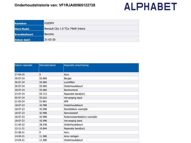 Renault CLIO 1.0 TCe Intens / Goed onderhouden / 100 pk / Navigatie / Apple Carplay Android / Climate Control / 16" LM wielen /